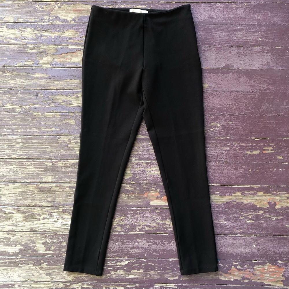 Julie Brown High Waisted Black Pants Ankle Stretch 2